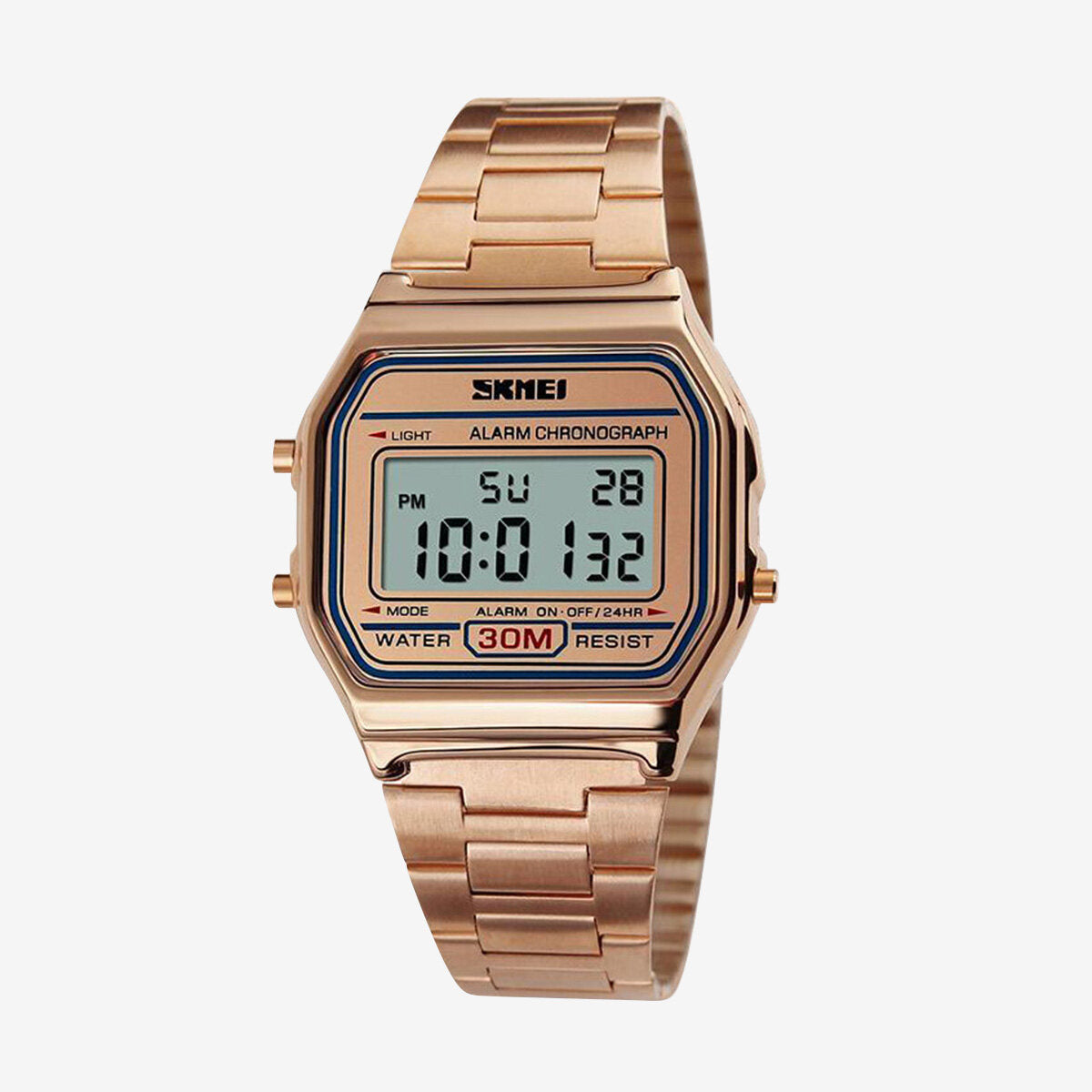 SKMEI 1123 – Rose Gold Chain Watch