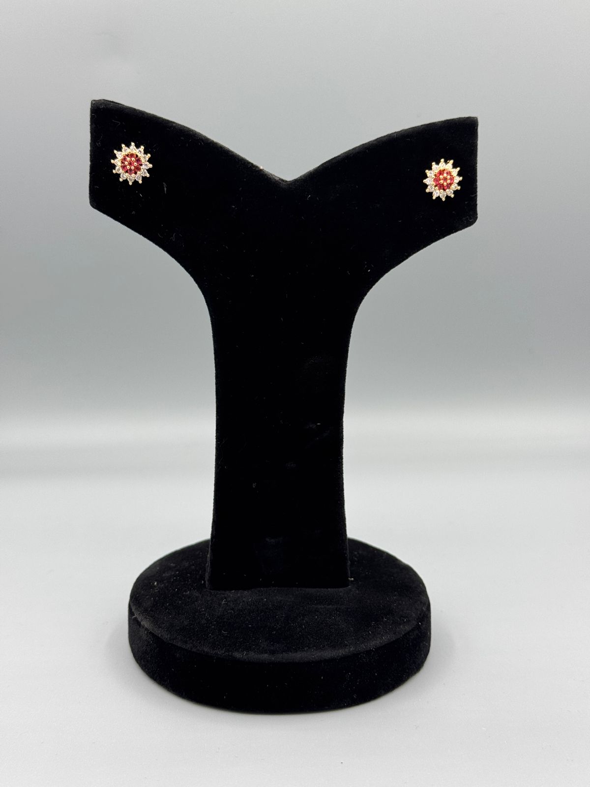 Red Twilight Blossom - Earings