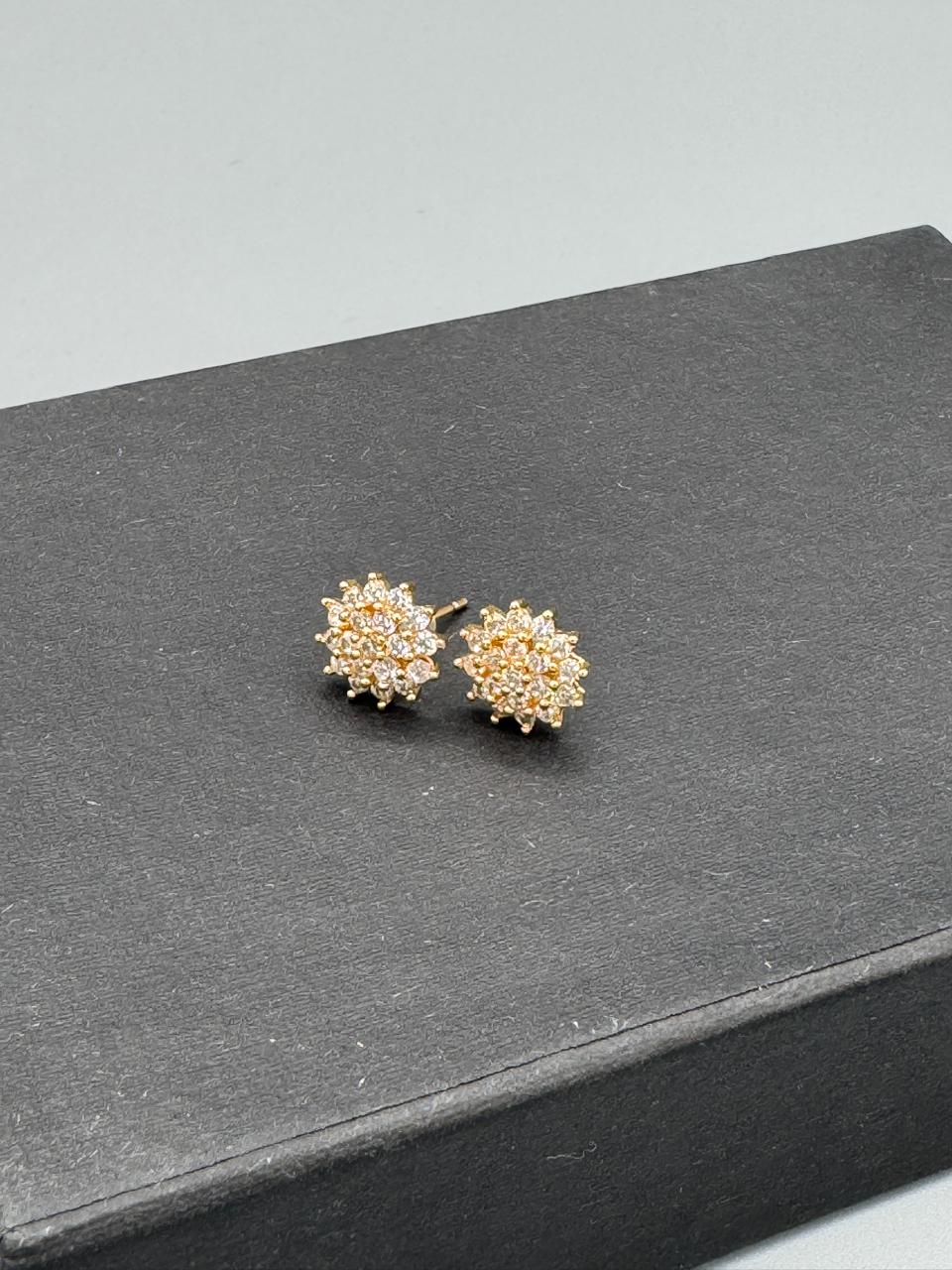Crystal Twilight Blossom - Earrings