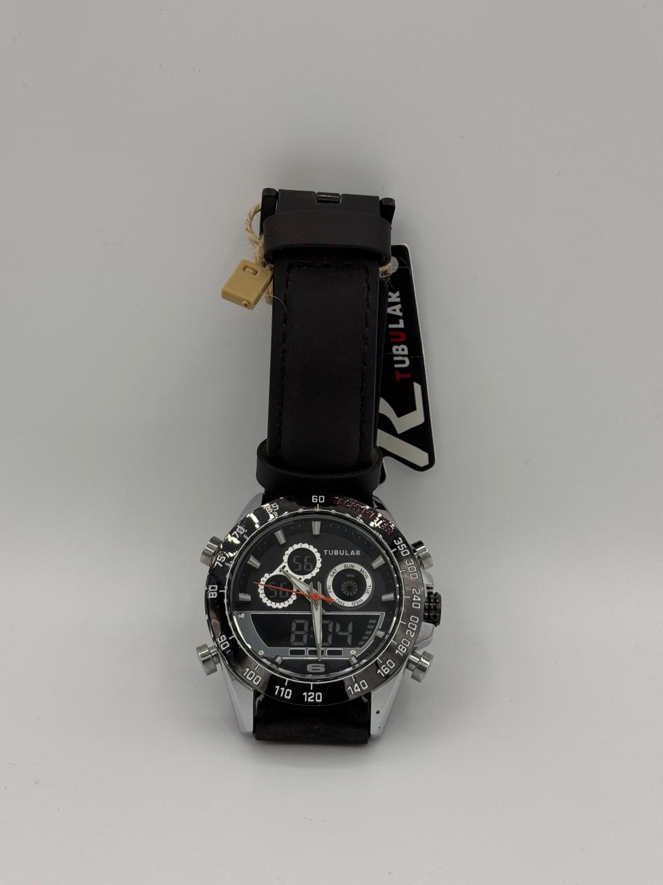 Tabular TB-8765876 Cafe Leather Men's Luxury Quartz Watch