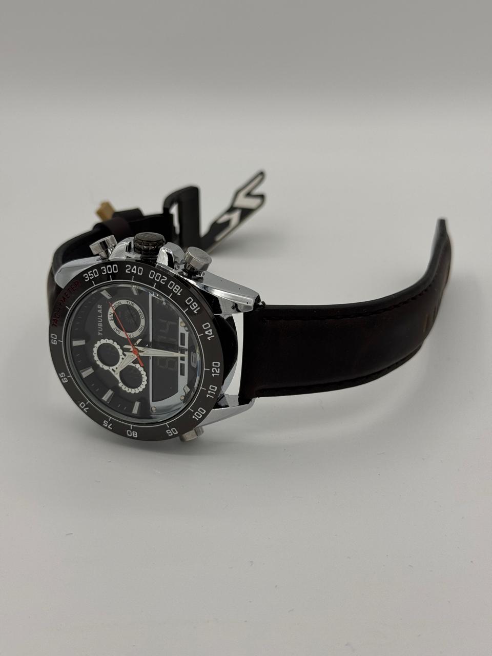 Tabular TB-8765876 Cafe Leather Men's Luxury Quartz Watch