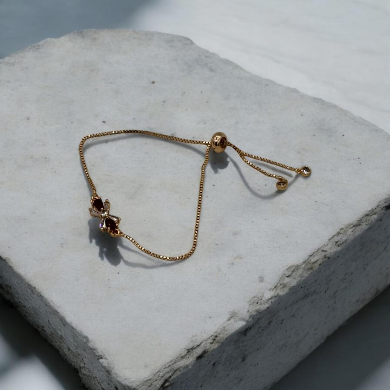 Crimson Petal Bracelet