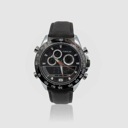 Tabular TB-8765876 Cafe Leather Men's Luxury Quartz Watch