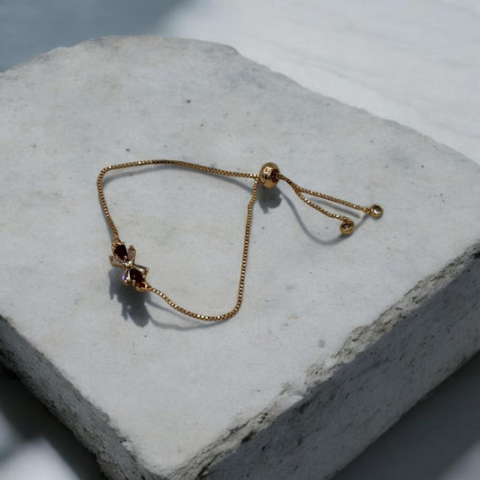 Crimson Petal Bracelet